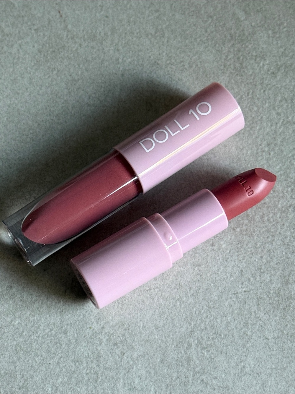 Doll 10 Lip Gloss & Lipstick Duo Ethereal Shade New in Box